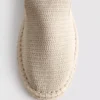Niedrige Espadrilles aus Strick