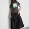 Nirvana-Band-T-Shirt aus gewaschener Baumwolle Nirvana-Band-T-Shirt aus gewaschener Baumwolle