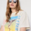 Nirvana Baumwoll-Rainbow-Tour-T-Shirt