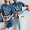 Nirvana-Engel-Grafik-Hemd Nirvana-Engel-Grafik-Hemd
