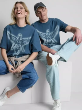 Nirvana-Engel-Grafik-Hemd