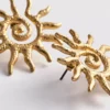 Ohrstecker mit Sonnenspirale