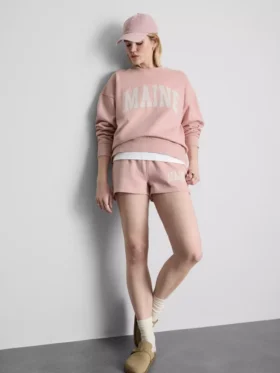 Oversize-Sweatshirt aus baumwollreicher Mischung