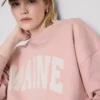 Oversize-Sweatshirt aus baumwollreicher Mischung Oversize-Sweatshirt aus baumwollreicher Mischung