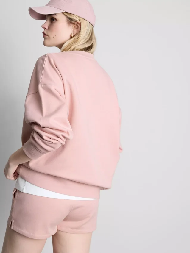 Oversize-Sweatshirt aus baumwollreicher Mischung Oversize-Sweatshirt aus baumwollreicher Mischung