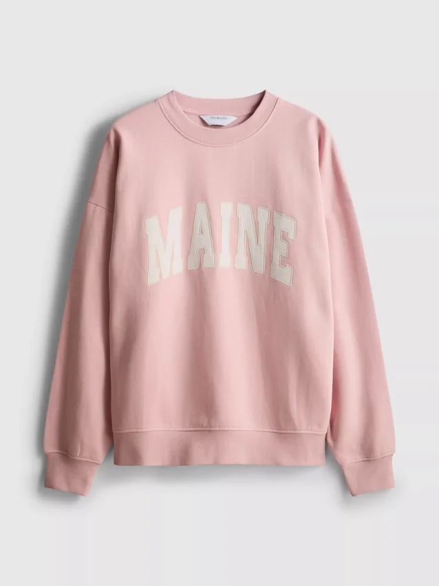 Oversize-Sweatshirt aus baumwollreicher Mischung Oversize-Sweatshirt aus baumwollreicher Mischung