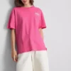 Oversize-T-Shirt mit Grafikprint aus baumwollreicher Havanna-Baumwolle Oversize-T-Shirt mit Grafikprint aus baumwollreicher Havanna-Baumwolle