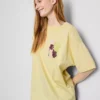 Oversized-Boyfriend-T-Shirt aus Baumwolle mit Grafikprint Oversized-Boyfriend-T-Shirt aus Baumwolle mit Grafikprint