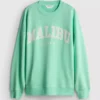 Oversized-Malibu-Sweatshirt mit hohem Baumwollanteil Oversized-Malibu-Sweatshirt mit hohem Baumwollanteil