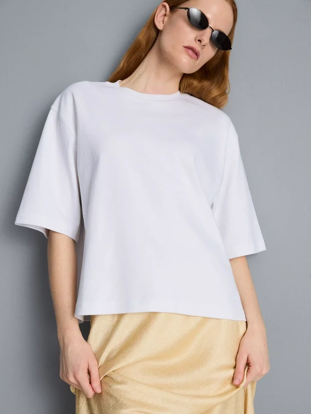 Oversized-T-Shirt aus Baumwolle Oversized-T-Shirt aus Baumwolle