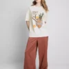 Oversized-T-Shirt im Retro-Stil aus Baumwolle