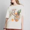 Oversized-T-Shirt im Retro-Stil aus Baumwolle