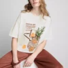 Oversized-T-Shirt im Retro-Stil aus Baumwolle