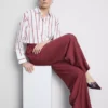Palazzo-Hose mit Schleifendetail Palazzo-Hose mit Schleifendetail