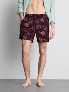 Palmen-Shorts mit Stickerei