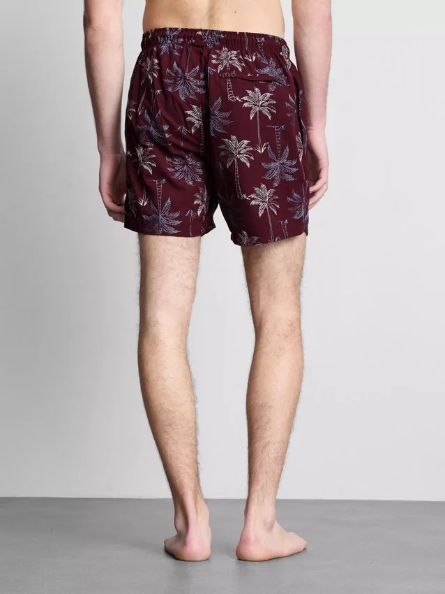 Palmen-Shorts mit Stickerei Palmen-Shorts mit Stickerei