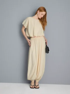 Parachute-Hose mit hoher Taille Parachute-Hose mit hoher Taille