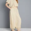 Parachute-Hose mit hoher Taille Parachute-Hose mit hoher Taille
