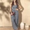 Paula Echevarría Bandeau-Top mit Rüschen im Gingham-Muster Paula Echevarría Bandeau-Top mit Rüschen im Gingham-Muster