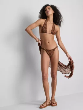 Paula Echevarría Bikini-Höschen mit Leopardenmuster und Glitzer-Effekt