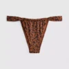 Paula Echevarría Bikini-Höschen mit Leopardenmuster und Glitzer-Effekt Paula Echevarría Bikini-Höschen mit Leopardenmuster und Glitzer-Effekt