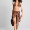 Paula Echevarría Bikini-Oberteil mit Leopardenmuster und Neckholder-Ausschnitt Paula Echevarría Bikini-Oberteil mit Leopardenmuster und Neckholder-Ausschnitt