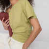 Paula Echevarría – gerafftes schulterfreies Oberteil Paula Echevarría – gerafftes schulterfreies Oberteil