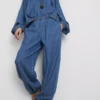 Paula Echevarría Haremshose aus baumwollreichem Denim Paula Echevarría Haremshose aus baumwollreichem Denim
