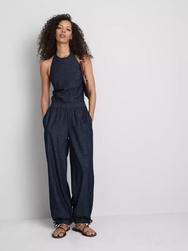 Paula Echevarría Haremshose aus baumwollreichem Denim Paula Echevarría Haremshose aus baumwollreichem Denim