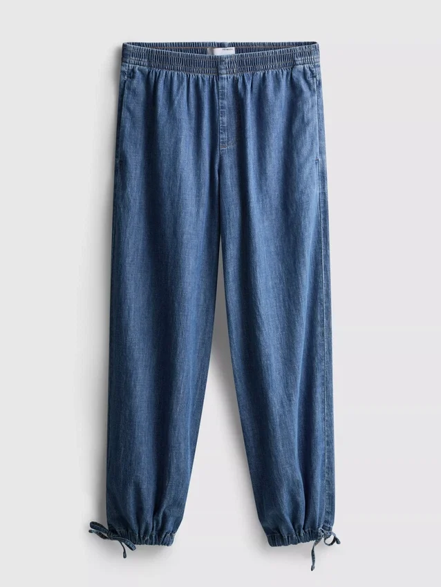 Paula Echevarría Haremshose aus baumwollreichem Denim Paula Echevarría Haremshose aus baumwollreichem Denim