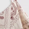 Paula Echevarría – Langes Cami-Top aus geknittertem Satin Paula Echevarría – Langes Cami-Top aus geknittertem Satin