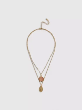 Paula Echevarría – mehrreihige Boho-Halsketten