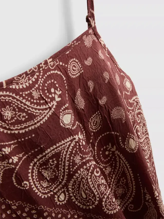 Paula Echevarría Midi-Kleid im Paisley-Muster Paula Echevarría Midi-Kleid im Paisley-Muster