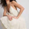 Paula Echevarría Minikleid mit Spitzenbesatz und Rüschen Paula Echevarría Minikleid mit Spitzenbesatz und Rüschen