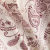 Paula Echevarría: Paisley-Hemd aus geknittertem Satin mit Knopfleiste Paula Echevarría: Paisley-Hemd aus geknittertem Satin mit Knopfleiste