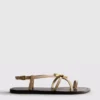 Paula Echevarría Riemchensandalen mit Seestern-Motiv