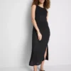 Paula Echevarría – ärmelloses, figurbetontes Midaxi-Kleid Paula Echevarría – ärmelloses, figurbetontes Midaxi-Kleid