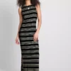 Paula Echevarría – ärmelloses, figurbetontes Midaxi-Kleid Paula Echevarría – ärmelloses, figurbetontes Midaxi-Kleid