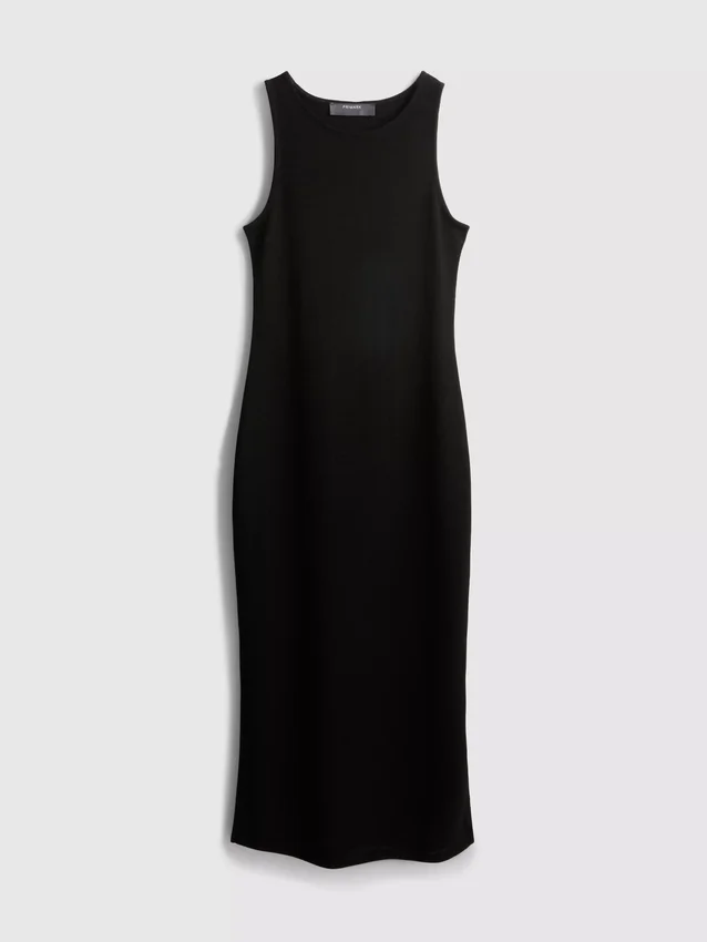 Paula Echevarría – ärmelloses, figurbetontes Midaxi-Kleid Paula Echevarría – ärmelloses, figurbetontes Midaxi-Kleid