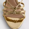 Paula Echevarría Sandalen mit geknotetem Absatz
