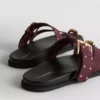 Paula Echevarría Sandalen mit Nieten am Fußbett