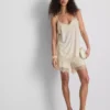 Paula Echevarría Satin-Top mit Spitzenbesatz Paula Echevarría Satin-Top mit Spitzenbesatz