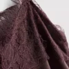 Paula Echevarría Satin-Top mit Spitzenbesatz Paula Echevarría Satin-Top mit Spitzenbesatz