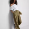 Paula Echevarría – strukturierte Hose mit weitem Bein