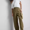 Paula Echevarría – strukturierte Hose mit weitem Bein