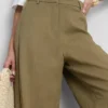 Paula Echevarría – strukturierte Hose mit weitem Bein