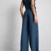 Paula Echevarría – Weite Hose mit Knitteroptik