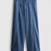 Paula Echevarría – Weithose aus baumwollreichem Denim Paula Echevarría – Weithose aus baumwollreichem Denim