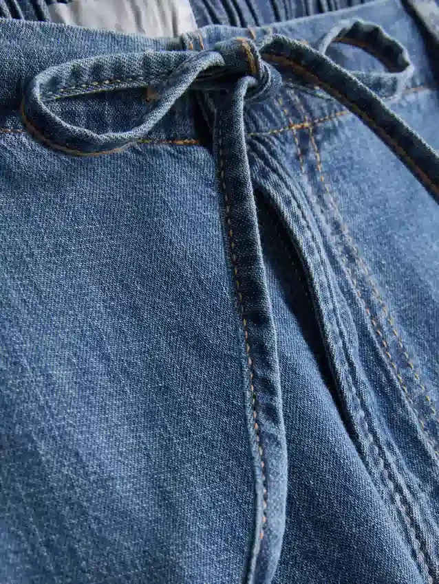 Paula Echevarría – Weithose aus baumwollreichem Denim Paula Echevarría – Weithose aus baumwollreichem Denim