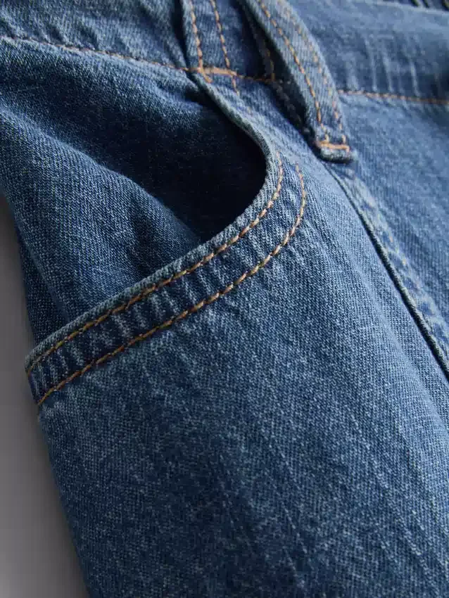 Paula Echevarría – Weithose aus baumwollreichem Denim Paula Echevarría – Weithose aus baumwollreichem Denim